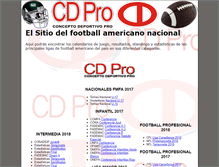 Tablet Screenshot of cdpro-guia.com